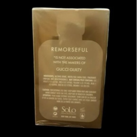 Remorseful Men Solo Fragrances 3.4 FL Oz Our Impression Of Gucci Guilty - Picture 4 of 6